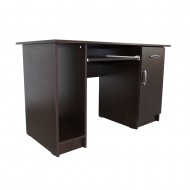Birou Nero cu 1 usa si 1 sertar, Wenge, 120 x 74 x 60 cm Birou Nero cu 1 usa si 1 sertar, Wenge, 120 x 74 x 60 cm